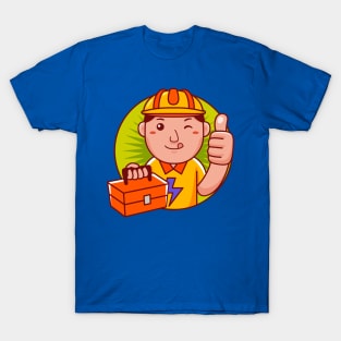 Electrician Man T-Shirt